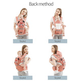 3 in 1 Ergonomic 360° Soft Baby Carrier, Baby Sling Comfortable Adjustable Positions, Fits All Newborn Toddler,HipSeat Infant Carrier, All Seasons,Perfect for Hiking Shopping Traveling