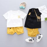 Baby Boys T-shirt & Cargo Shorts 2Pc Set. Ages 9M-5T