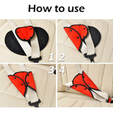 Car Seat Triangle Safety Seat Belt Pad Clips For Kids