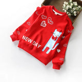 Girls Stylish & Lovely Long-Sleeve Sweater