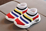 Toddler Stripes Sneakers For Boys & Girls