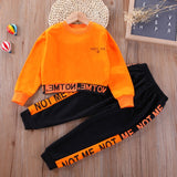 Girls Fashionable 2Pc Sporty Sweatsuit Set