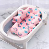 Baby's soft and comfortable non-slip bath mat for newborn.