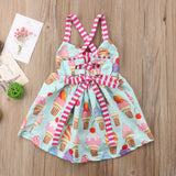 Baby Girls Ice Cream Print Sundress