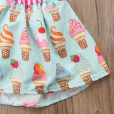 Baby Girls Ice Cream Print Sundress