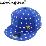 Boys Baseball Acrylic Snapback Caps, Five-pointed Star Design, Ages 3-8