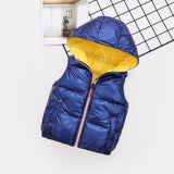 Kids Stylish Hooded Bubble Vest. Age 3T~11 Years