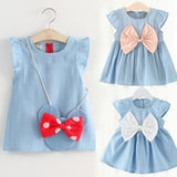 Baby Girls New Fashion Summer Denim Dresses. Ages 12M-7Yrs