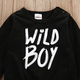 Boys 2Pc "Wild Boy" Sweatshirt and Pants Set.