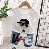 Baby Boys Stylish 2Pc T-Shirt & Shorts Set. Ages 2-6years