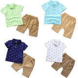 Boys 2pc Summer Sets. Polo Shirts & Shorts, 12M-5T