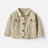 Kids New Fashion Button Denim Jackets