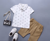 Boys 2pc Summer Sets. Polo Shirts & Shorts, 12M-5T