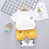 Baby Boys T-shirt & Cargo Shorts 2Pc Set. Ages 9M-5T