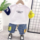 Baby Boys Stylish 2Pc T-Shirt & Shorts Set. Ages 2-6years