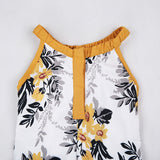 Infant Baby Girls 0-4Y Floral summer Sleeveless romper