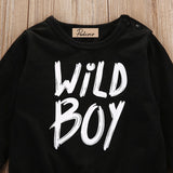 Boys 2Pc "Wild Boy" Sweatshirt and Pants Set.