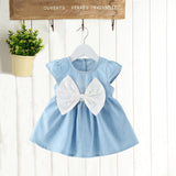 Baby Girls New Fashion Summer Denim Dresses. Ages 12M-7Yrs