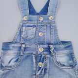 Toddler Girls Summer Denim Overalls Dress