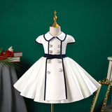 Girls Elegant Vintage Party Gown