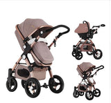 Modern and Fashionable 3 in 1 Portable Baby Stroller