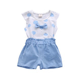 Toddler Baby Girls 2pc Summer Shorts Sets