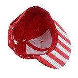 Boys Baseball Acrylic Snapback Caps, Five-pointed Star Design, Ages 3-8