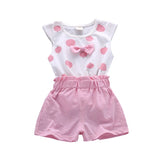 Toddler Baby Girls 2pc Summer Shorts Sets