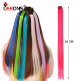 5PC Synthetic Clip-In Color Hair Extensions.