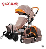 Modern and Fashionable 3 in 1 Portable Baby Stroller