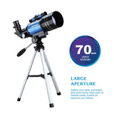 70400 Telescope With Adjustable Tripod Phone Adapter Erect-Image Moon Watching Terrestrial Space Monocular For Beginner Kids