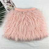 Adorable Baby Girls Faux Fur Fashion Skirt. 2T~6Yrs