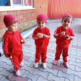 Kids 2pc Fashion jacket & pants tracksuit.