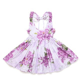 Girls Retro Style, Floral Summer Dresses