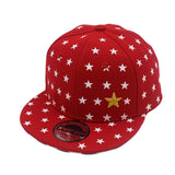 Boys Baseball Acrylic Snapback Caps, Five-pointed Star Design, Ages 3-8