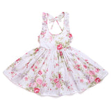 Girls Retro Style, Floral Summer Dresses