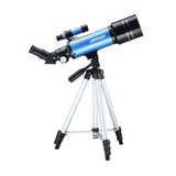 70400 Telescope With Adjustable Tripod Phone Adapter Erect-Image Moon Watching Terrestrial Space Monocular For Beginner Kids