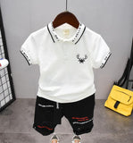 Baby Boys Stylish 2Pc T-Shirt & Shorts Set. Ages 2-6years