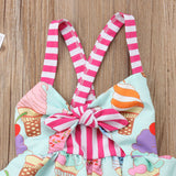 Baby Girls Ice Cream Print Sundress