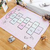 1PC Carpet Game Mat Kids Hop Count Fun Educational Durable Woven Anti Slip Floor Carpet Kid’s Floor Play Mat For Bedroom Nursery