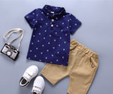 Boys 2pc Summer Sets. Polo Shirts & Shorts, 12M-5T