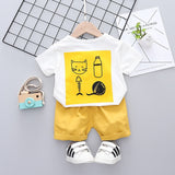 Baby Boys T-shirt & Cargo Shorts 2Pc Set. Ages 9M-5T