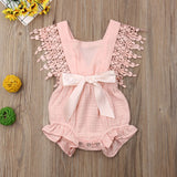 Newborn Baby Girl Cotton Sleeveless Romper