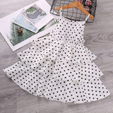 Girls Fashion Shirt & Spaghetti Strap Polka Dot Dress 2Pc Combo. (Dress Also Available As 1Pc))