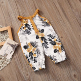 Infant Baby Girls 0-4Y Floral summer Sleeveless romper