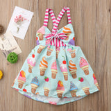 Baby Girls Ice Cream Print Sundress