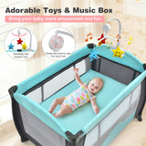 Baby Joy 3 in 1 Portable Baby playpen & Infant Nursery Center w/ Music Box