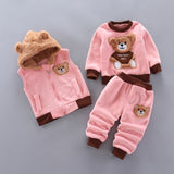 Baby Boys And Girls Hooded Fleece Outerwear Sets