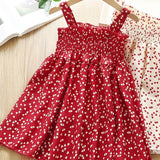 Girls Sleeveless cotton Short Summer Dress. Ages 3T-8Yrs