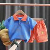 Baby Boys TeddyBear T-Shirt & Shorts 2Pc Set